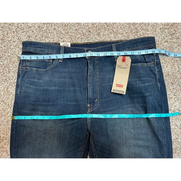 NWT, Men's Levi's 514 Blue Jeans/Pants size 40X34 STRETCH; Blank Red Tab - Picture 9 of 11